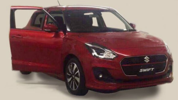 Leaked: 2017 Suzuki Swift image Leaked: 2017 Suzuki Swift image