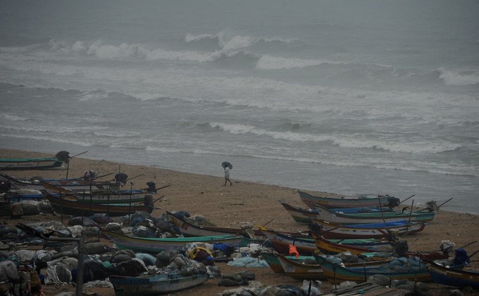 Tropical cyclone 'Nada' was forecast to make landfall in Chennai early on 1 December. According to Cyclone Warning Division of the IMD, satellite imagery indicates a depression has formed over south-east Bay of Bengal. AFP Tropical cyclone 'Nada' was forecast to make landfall in Chennai early on 1 December. According to Cyclone Warning Division of the IMD, satellite imagery indicates a depression has formed over south-east Bay of Bengal. AFP