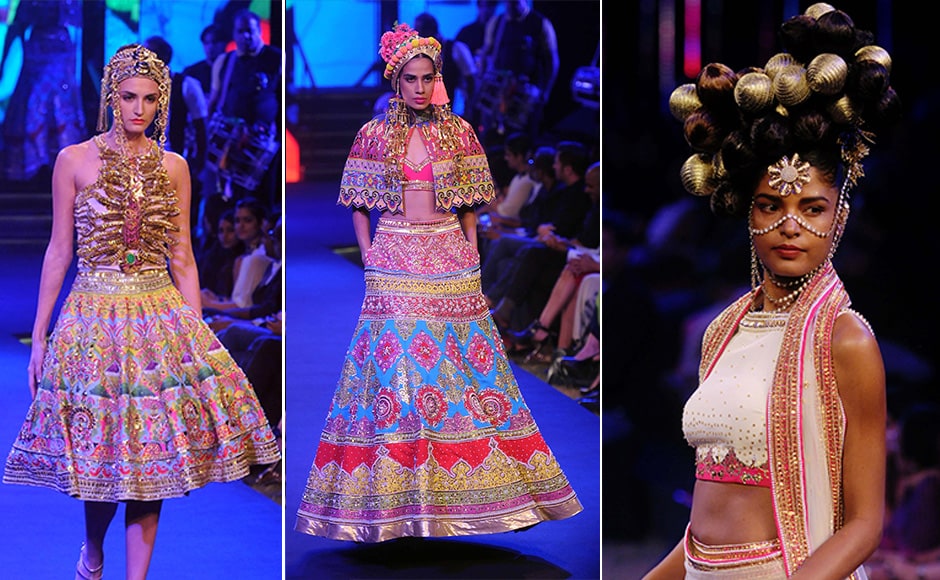 Manish Arora recently exhibited a new collection at the Blenders Pride Fashion Tour, held in Mumbai over the 10-11 December weekend. Images by Sachin Gokhale/Firstpost Manish Arora recently exhibited a new collection at the Blenders Pride Fashion Tour, held in Mumbai over the 10-11 December weekend. Images by Sachin Gokhale/Firstpost