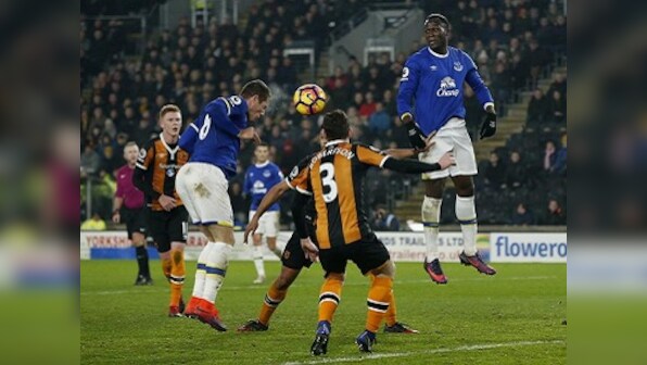 Premier League: Ross Barkley's late equaliser spares Everton's blushes against Hull City