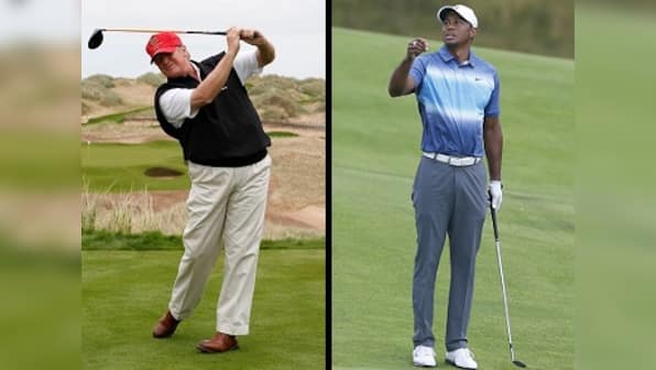 US president-elect Donald Trump, Tiger Woods bond over golf