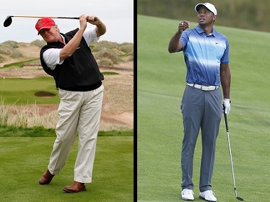 US president-elect Donald Trump, Tiger Woods bond over golf US president-elect Donald Trump, Tiger Woods bond over golf