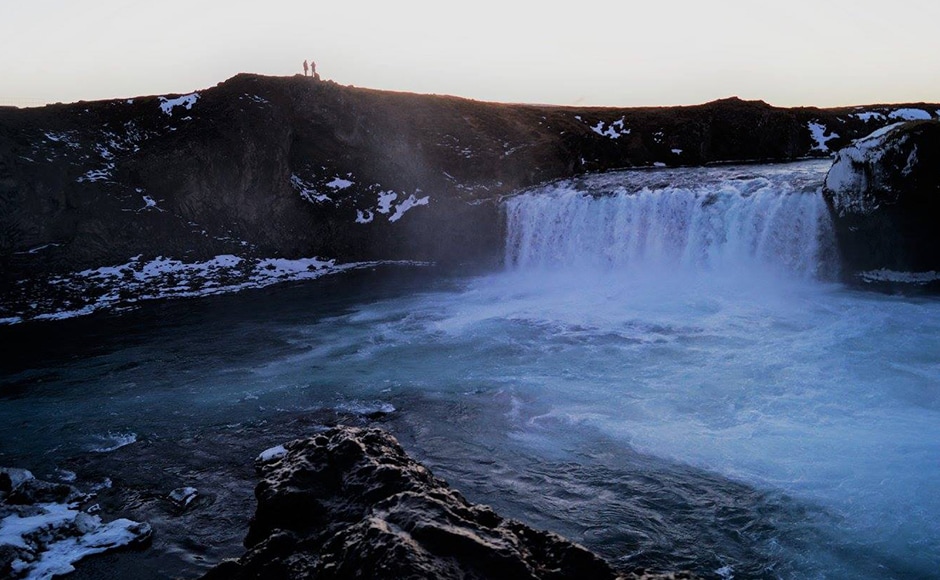 Goðafoss falls which is in north central Iceland and descends from a height of 12 metres. Photo credit: Alok Raj Goðafoss falls which is in north central Iceland and descends from a height of 12 metres. Photo credit: Alok Raj