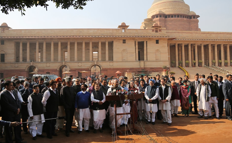Opposition members were protesting the government's sudden decision to withdraw large-denomination currency from circulation, a move that has caused enormous hardship to millions of people in the country's predominantly cash-based economy. AP Opposition members were protesting the government's sudden decision to withdraw large-denomination currency from circulation, a move that has caused enormous hardship to millions of people in the country's predominantly cash-based economy. AP