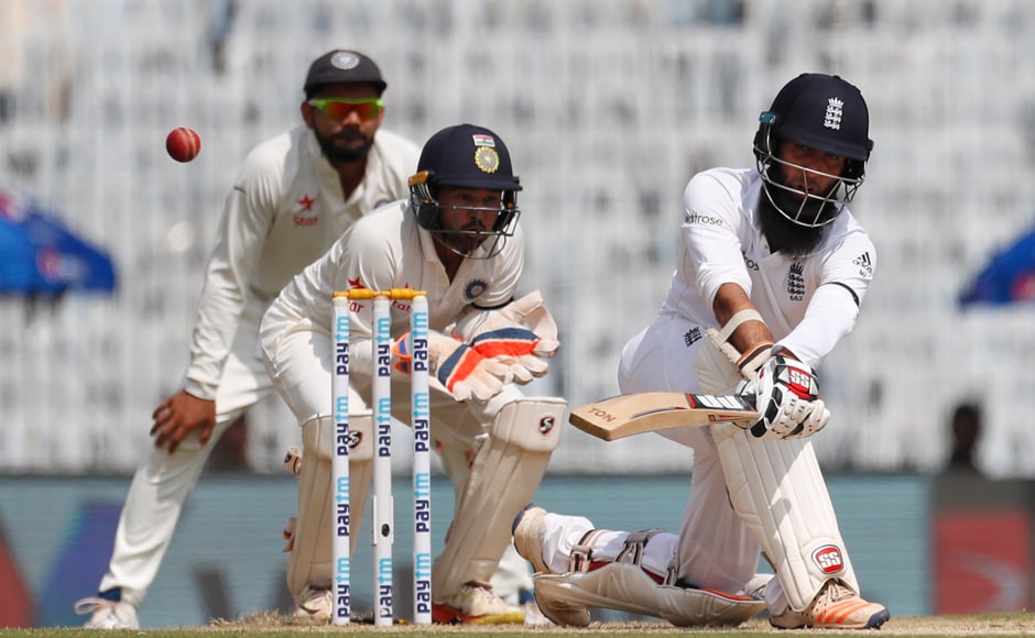 India vs England: Moeen Ali's unbeaten ton lifts visitors ...