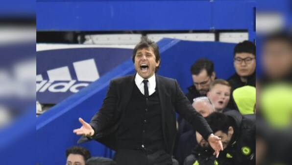 Premier League: Antonio Conte says his celebrations are sometimes 'very dangerous' for the Chelsea bench