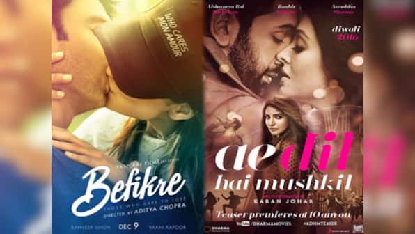 Befikre and Ae Dil Hai Mushkil: How Bollywood films dealt with romance and promiscuity in 2016