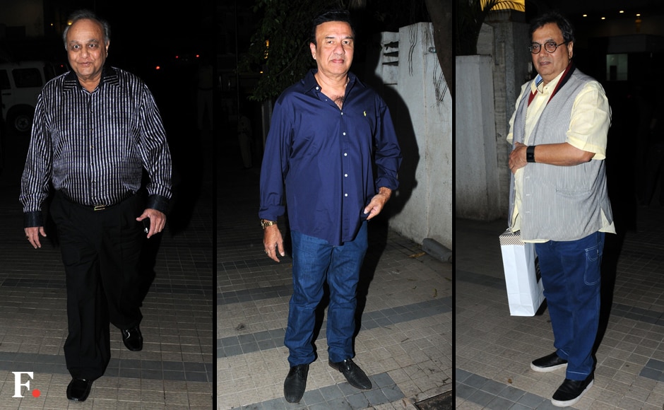 Bharat Shah; Anu Malik; Subhash Ghai. Sachin Gokhale/Firstpost Bharat Shah; Anu Malik; Subhash Ghai. Sachin Gokhale/Firstpost
