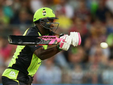 BBL 6: Andre Russell's much hyped black bat banned by officials BBL 6: Andre Russell's much hyped black bat banned by officials