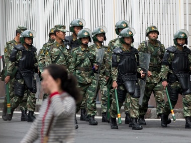 File photo of the Chinese Paramilitary force. Reuters
