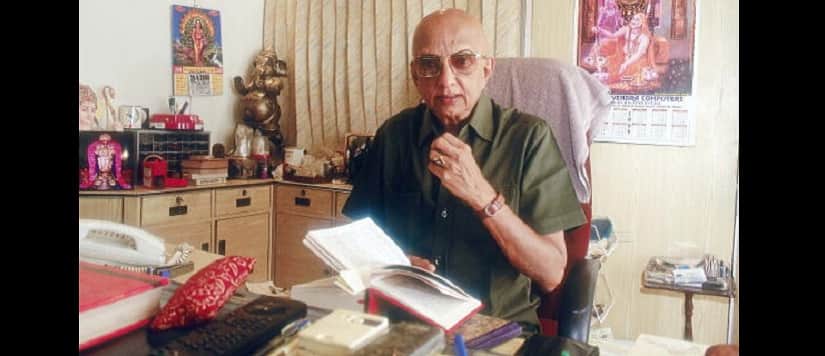 Cho Ramaswamy in his office at Chennai. Photo courtesy The India Today Group/via Getty Images