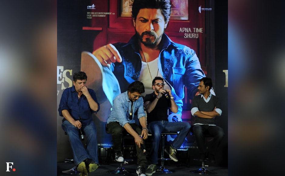 The trailer launch of Raees was much-awaited as it was initially scheduled to happen on Shah Rukh Khan's birthday. Sachin Gokhale /Firstpost The trailer launch of Raees was much-awaited as it was initially scheduled to happen on Shah Rukh Khan's birthday. Sachin Gokhale /Firstpost