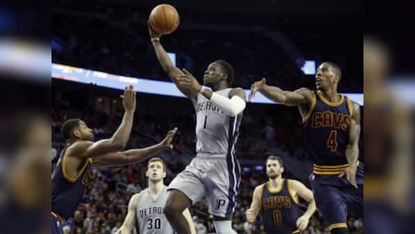 NBA roundup: Detroit Pistons beat LeBron James-less Cleveland Cavaliers, Toronto Raptors win