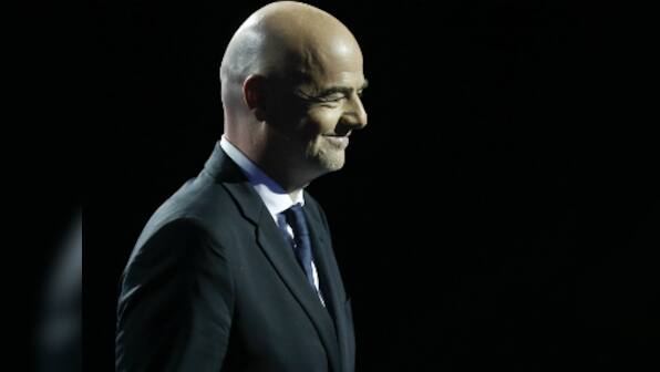 Fifa president Gianni Infantino hopes to see improved video refereeing system at 2018 World Cup