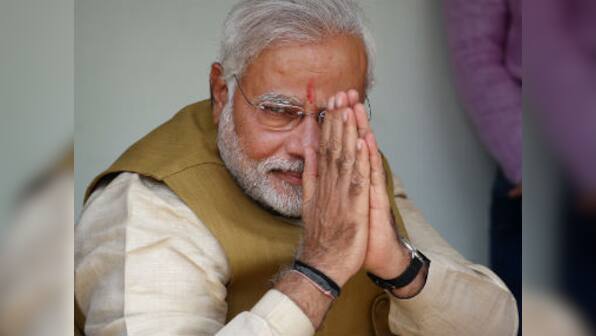 PM Narendra Modi offers prayers at Lord Venkateshwara temple in Tirupati