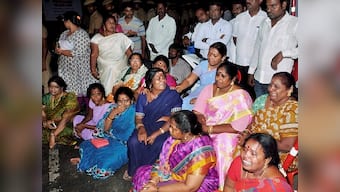 Jayalalithaa's health: AIADMK workers gather at Apollo Hospitals confident of 'good news'