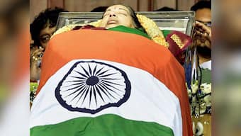 Jayalalithaa laid to rest with full state honours as millions bid her a tearful adieu