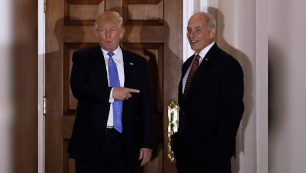 Donald Trump replaces White House chief of staff Reince Priebus with General John Kelly