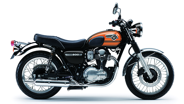 Kawasaki showcases the W800 in India Kawasaki showcases the W800 in India