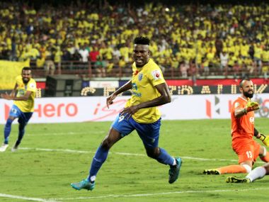 ISL 2016: Kerala Blasters register narrow win over Delhi Dynamos in first leg of semis ISL 2016: Kerala Blasters register narrow win over Delhi Dynamos in first leg of semis