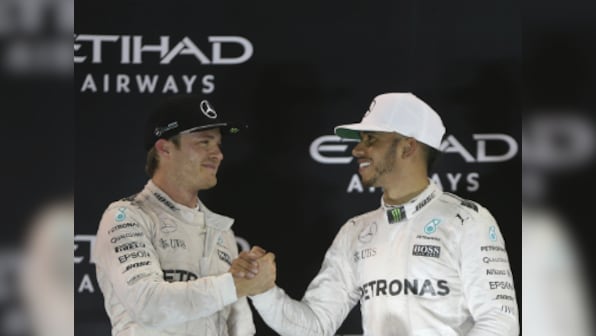 Formula One: Lewis Hamilton congratulates Nico Rosberg on 'well-deserved' title