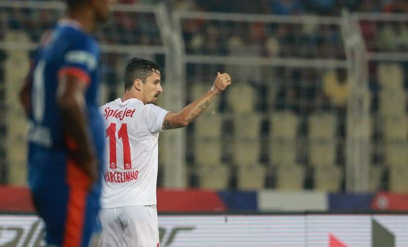 Marcelinho of Delhi Dynamos FC. ISL