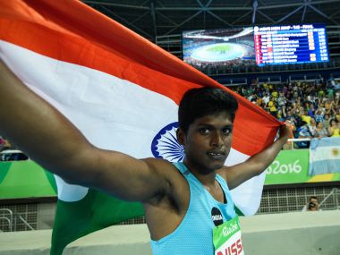 Rio Paralympics gold medallist Mariyappan Thangavelu presented with Rs 2 crore reward by TN govt. Rio Paralympics gold medallist Mariyappan Thangavelu presented with Rs 2 crore reward by TN govt.