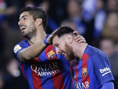 La Liga: Luis Suarez hails Lionel Messi's 'PlayStation move' after Espanyol win La Liga: Luis Suarez hails Lionel Messi's 'PlayStation move' after Espanyol win