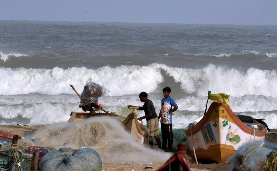 The storm currently lays centred about 1070 km east-southeast of Chennai, 1030 km east-southeast of Puducherry and 720 km east-southeast of Trincomalee (Srilanka). PTI The storm currently lays centred about 1070 km east-southeast of Chennai, 1030 km east-southeast of Puducherry and 720 km east-southeast of Trincomalee (Srilanka). PTI