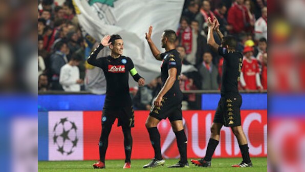 Champions League: Napoli, Benfica advance; Arsenal finish on top courtesy Lucas Perez's hat-trick