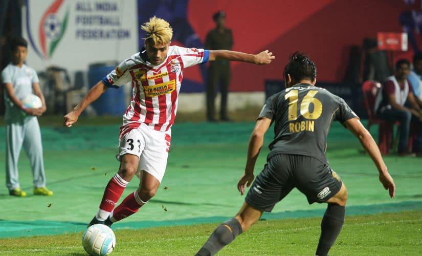 Prabir Das has emerged as one of the upcoming right backs in the ISL this season. AFP