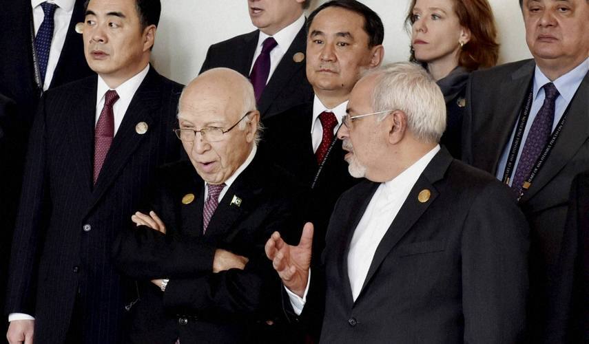 Sartaj Aziz Pakistani Prime Ministers Advisor on Foreign Affairs at the Heart of Asia Summit in Amritsar. PTI