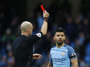Premier League: Manchester City striker Sergio Aguero's four-match ban confirmed Premier League: Manchester City striker Sergio Aguero's four-match ban confirmed