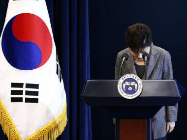 Park Geun-hye impeachment: South Korean MPs split from ruling party over corruption scandal