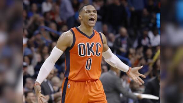 NBA roundup: Russell Westbrook's 42-point play carries Thunder; Cavaliers down Bucks
