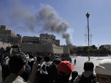 Air strike by Saudi-led coalition kills dozens of Huthi rebels in Yemen, including two military commanders Air strike by Saudi-led coalition kills dozens of Huthi rebels in Yemen, including two military commanders
