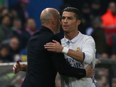UEFA Super Cup: Cristiano Ronaldo might play against Manchester United, says coach Zinedine Zidane UEFA Super Cup: Cristiano Ronaldo might play against Manchester United, says coach Zinedine Zidane