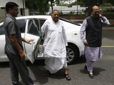 File photo of Mulayam Yadav and Amar Singh. Reuters