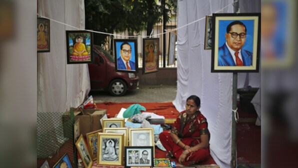 Uttar Pradesh: Ambedkar statue desecrated, angry mob blocks traffic