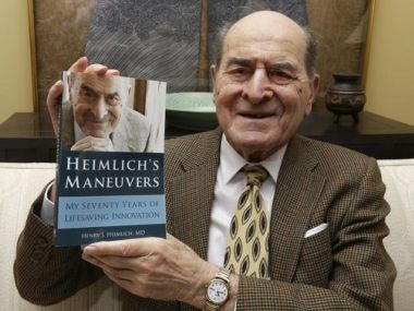 Henry Heimlich, creator of life-saving maneuver, dies at 96