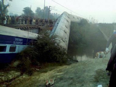 Kanpur Train Accident: Two killed, 44 injured in Sealdah-Ajmer Express derailment