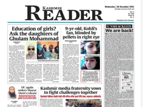 Kashmir Reader back on stands after govt vacates three-month ban on ...