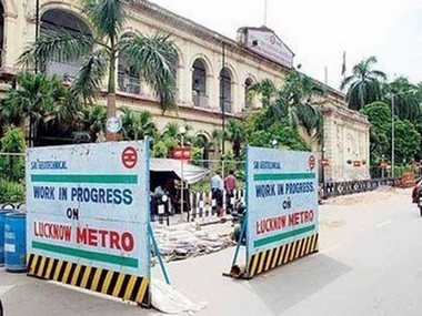 Uttar Pradesh: Akhilesh flags of Lucknow metro's trial run; Mayawati says move for cheap popularity Uttar Pradesh: Akhilesh flags of Lucknow metro's trial run; Mayawati says move for cheap popularity