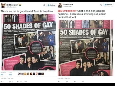 Fifty shades of black and white: Why a headline about Manish Malhotra's birthday bash had Twitter fuming