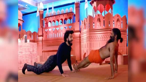 Watch: Ranveer Singh and Baba Ramdev's dance-off is the perfect way to start a dull weekday