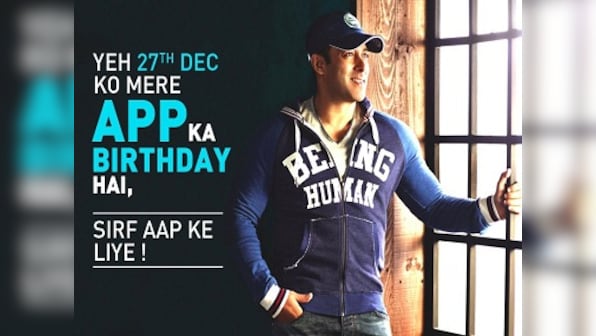 Salman Khan to release an app on his 51st birthday; announces launch on Twitter