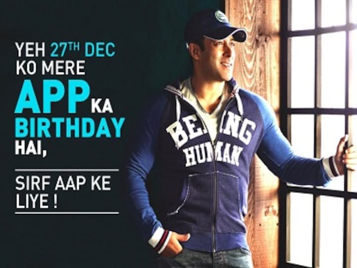 Salman Khan to release an app on his 51st birthday; announces launch on Twitter