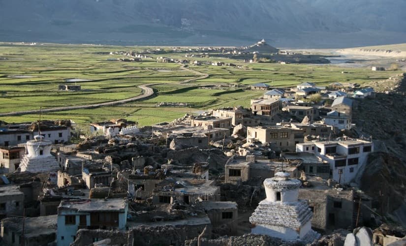 The village of Padum in the Zanskar Valley. Image courtesy: Facebook