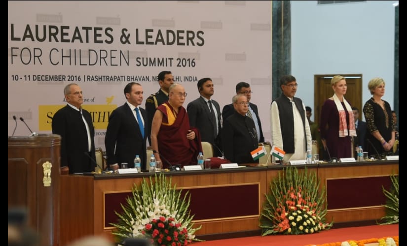 Childrens rights unite Nobel laureates, world leaders in Delhi summit