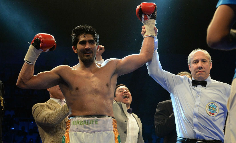 Vijender had five bouts in 2016, and won every single one of them. AFP